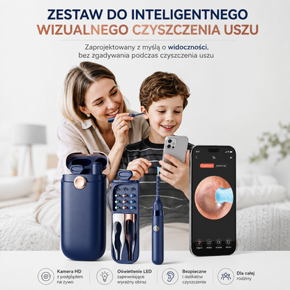 AurisVision™ – Inteligentny Czyścik do Uszu z Kamerą HD WiFi