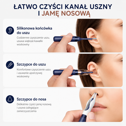 AurisVision™ – Inteligentny Czyścik do Uszu z Kamerą HD WiFi